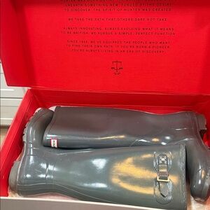 Hunter Gray Women's Winter & Rain Boots